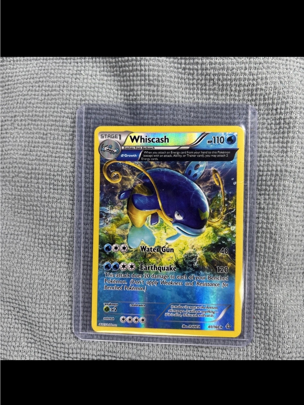 Whiscash - 41/160 - Pokemon Primal Clash XY Reverse Holo Rare Card